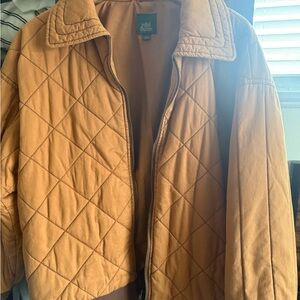 Wild Fable Tan Quilted Jacket